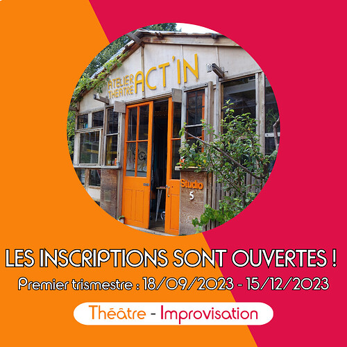 Site internet - Ouverture inscriptions FR